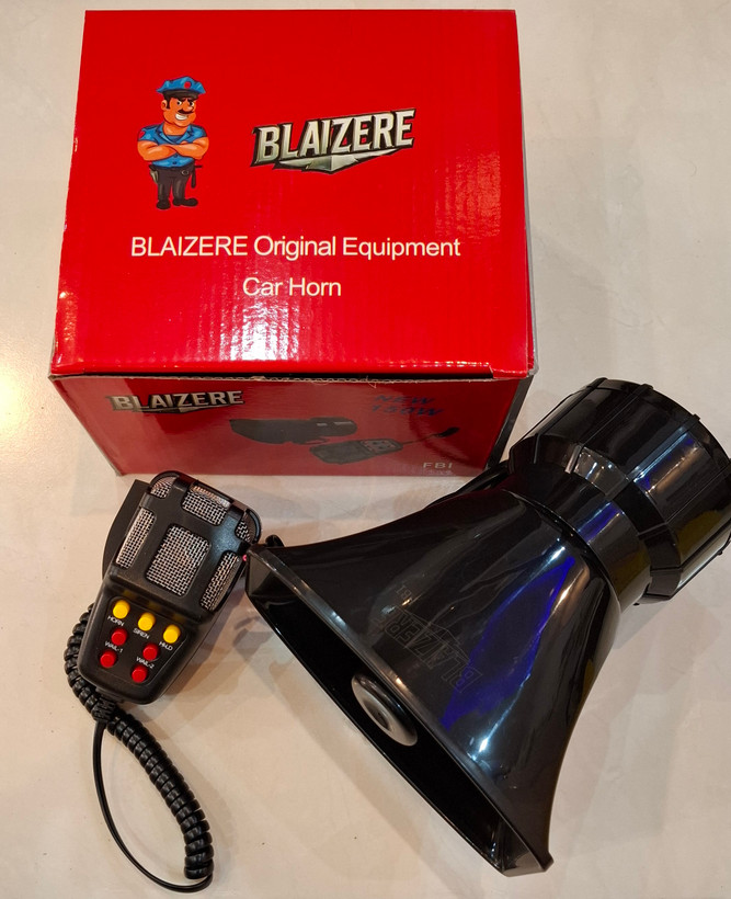 بوق آژیر پلیسی بلیزر (BLAIZERE) 12 ولت 160 وات (تکی و عمده)