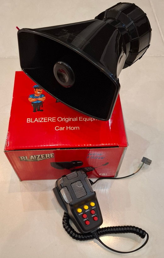 بوق آژیر پلیسی بلیزر (BLAIZERE) 12 ولت 160 وات (تکی و عمده)